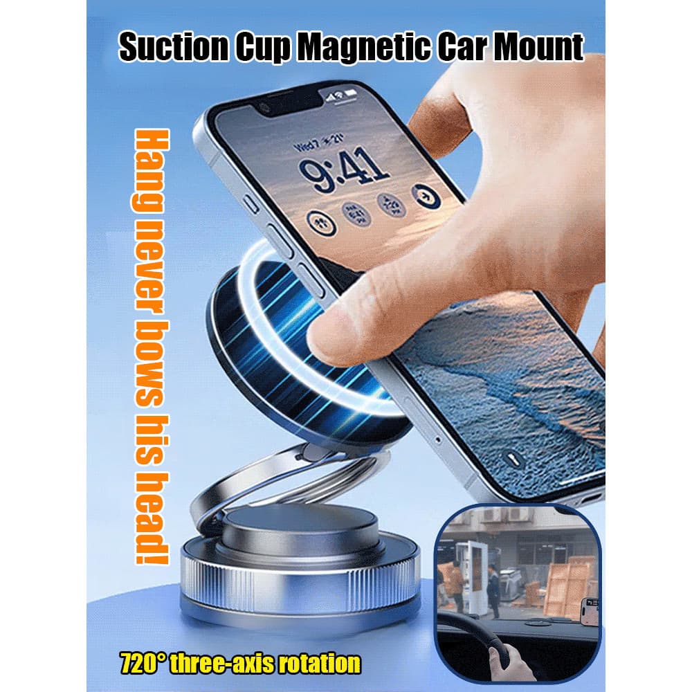 [Alta Estabilidade] Suporte Magnético Para Celular/Carro/Mesa/Ventilação