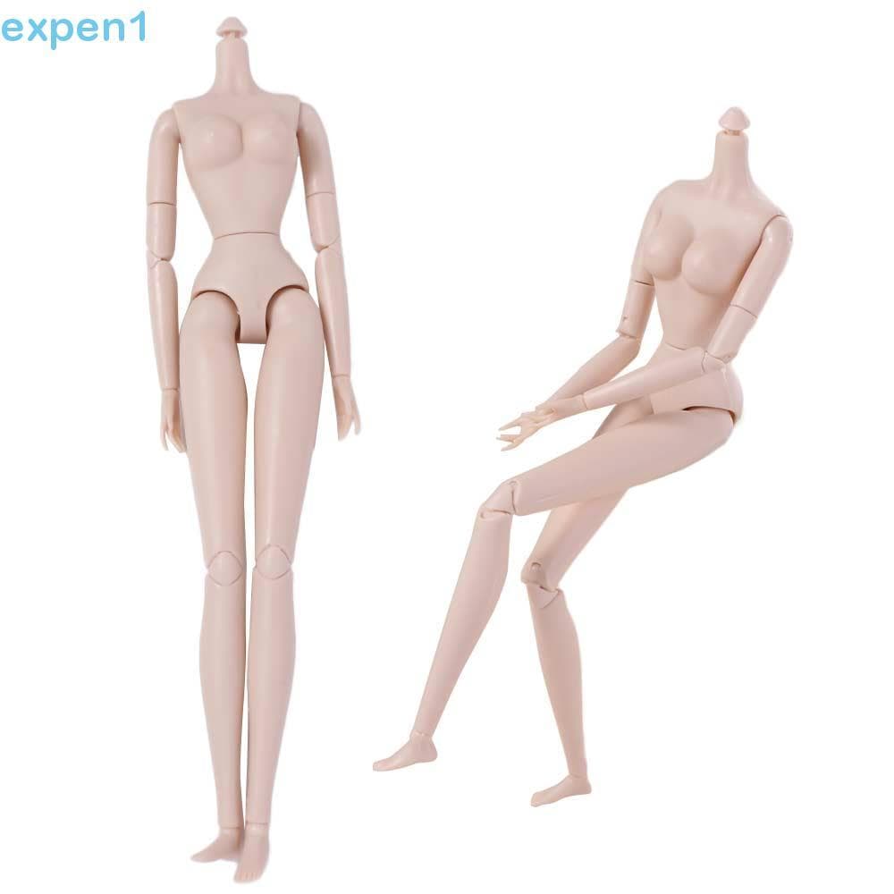 EXPEN Bonecas BJD Nuas Articuladas , Boneca Sólida , 28 Articulações , Pele Branca , Brinquedos De Nude Super Modelo De 