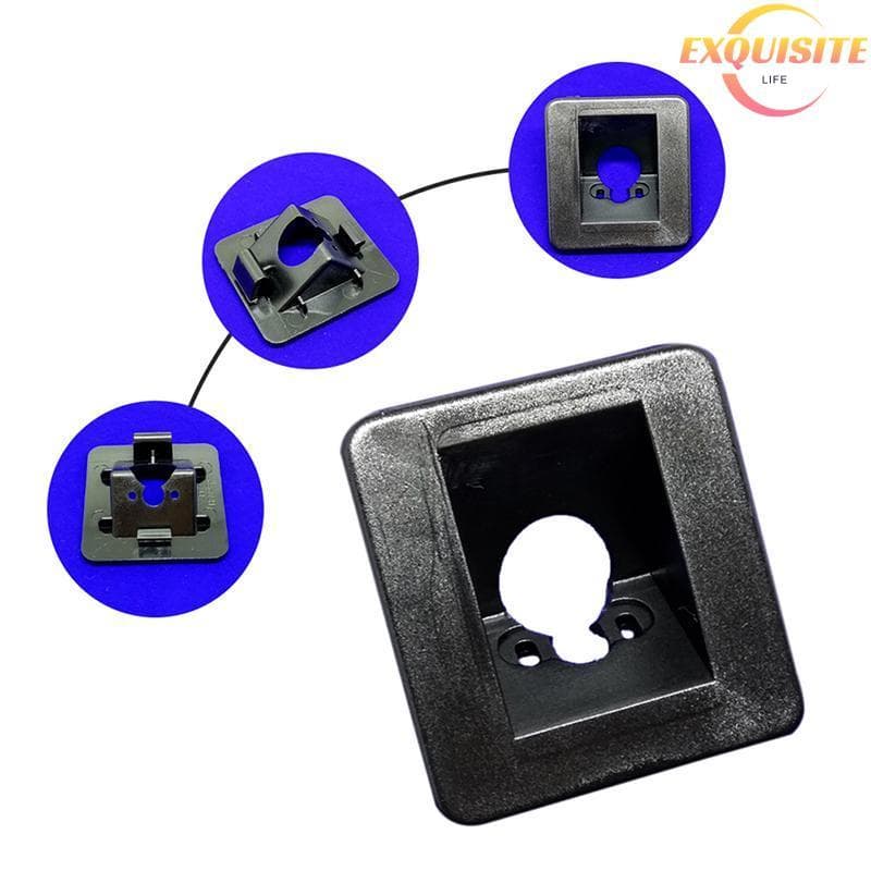 [EL-t] 1 Conjunto Universal Veículo Reverso Cam Ba Up Titular Câmera De Visão Traseira Do Carro Braet Placa Luzes Montag