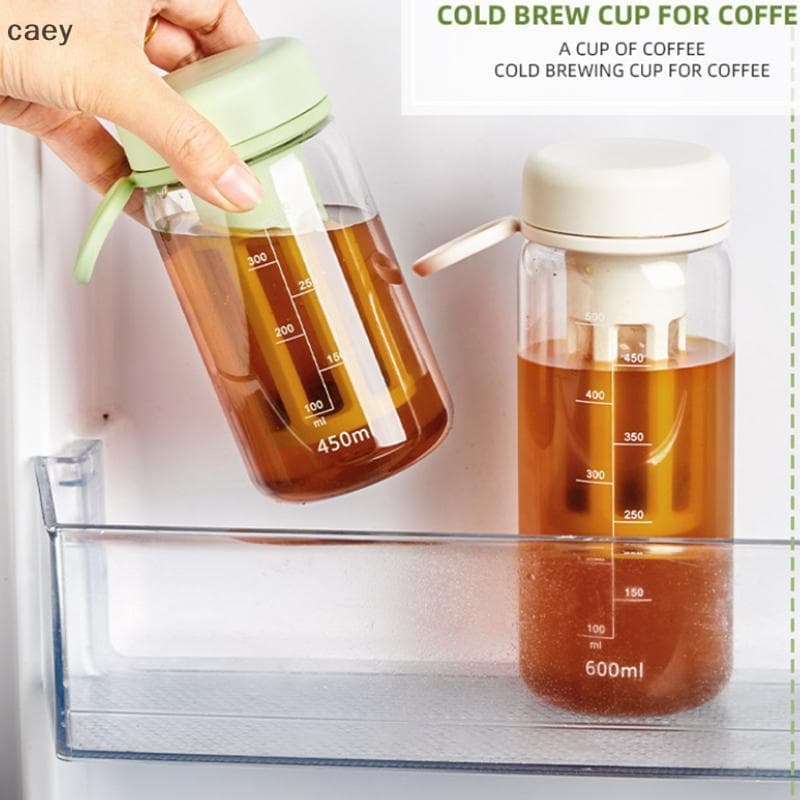 [caey] Cafeteira Portátil Para Fermentação Fria Com Garrafa De Filtro De Café Expresso De Alta Capacidade