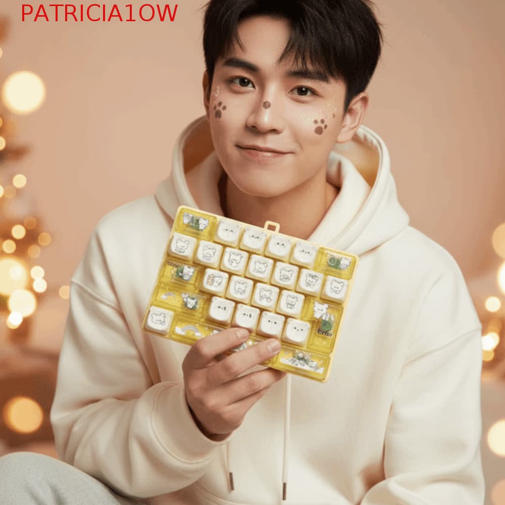 PATRICIA1OW Mini Teclado Mecânico , Tamanho Compacto 26 Teclas Mecânicas Brinquedo Fidget , Leve