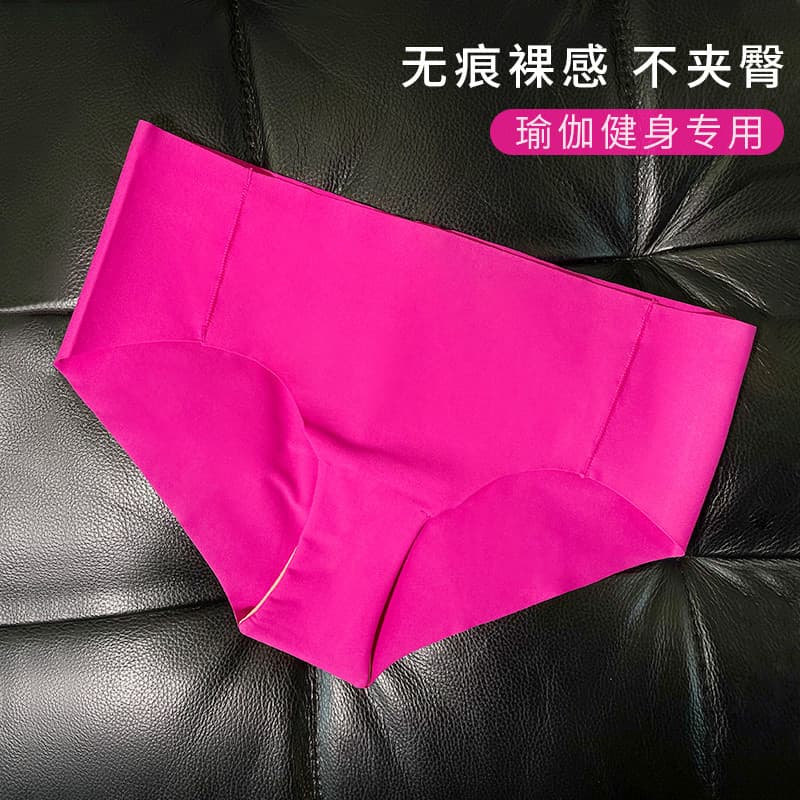 Roupa interior de Fitness feminina sem costura cintura estreita treinamento sem costura solta roupa interior de secagem 