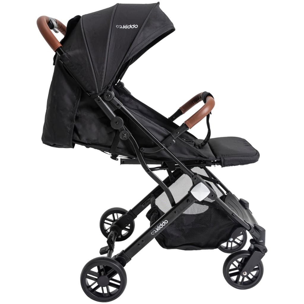 Carrinho Bebê Super Compacto Reclinável Sprint 3 Preto Kiddo