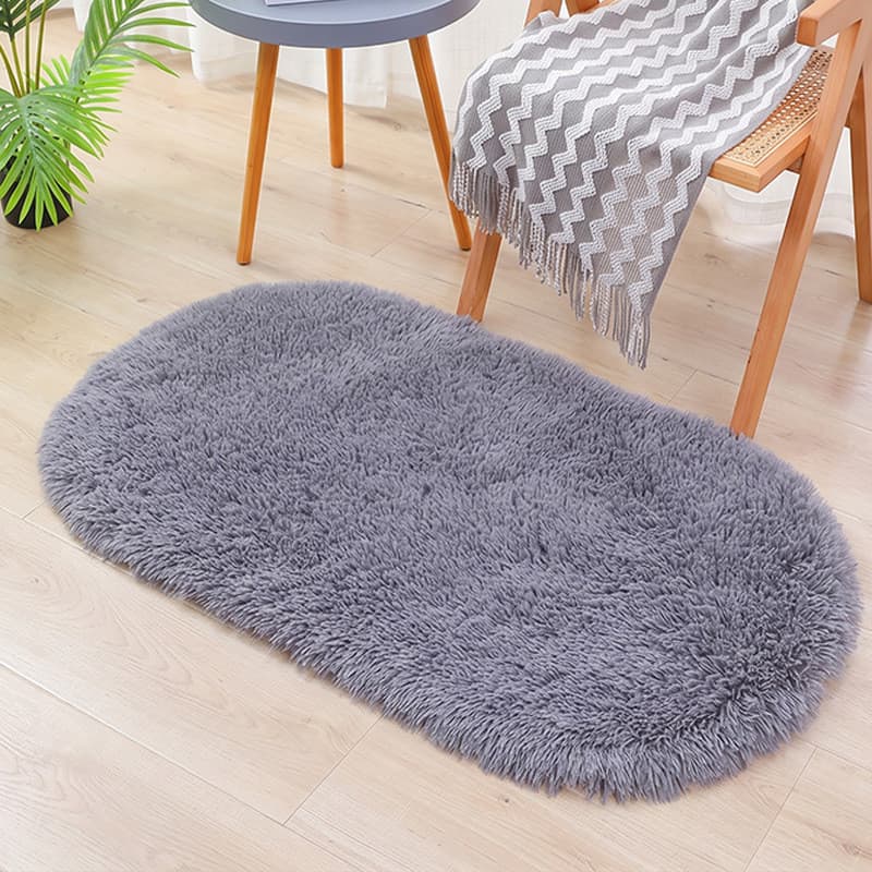 [Novo produto] tapete de lã de seda fornecimento Oval tapete doméstico engrossado antiderrapante tapete sala de estar qu