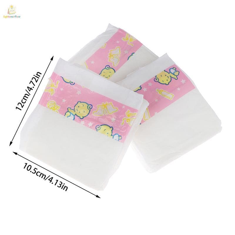 LOF 3 Peças De Calças De Fraldas Para Bonecas , Acessórios Presentes , Brinquedos Infantis DIY BR