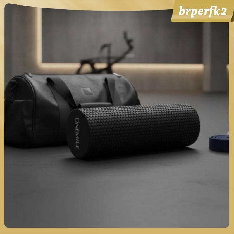 [Brperfk2] Rolo De Espuma Texturizada Massagem Cilíndrico Massageador Muscular Equipamento De Exercício Leve Compacto Pa