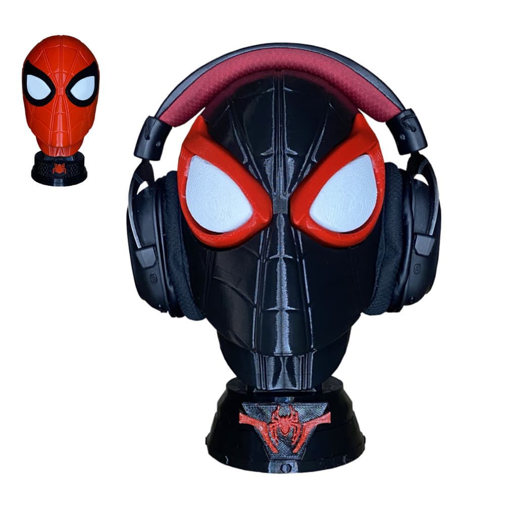 Suporte para Headset Gamer Homem-Aranha  Organizador de Mesa para Fone de Ouvido