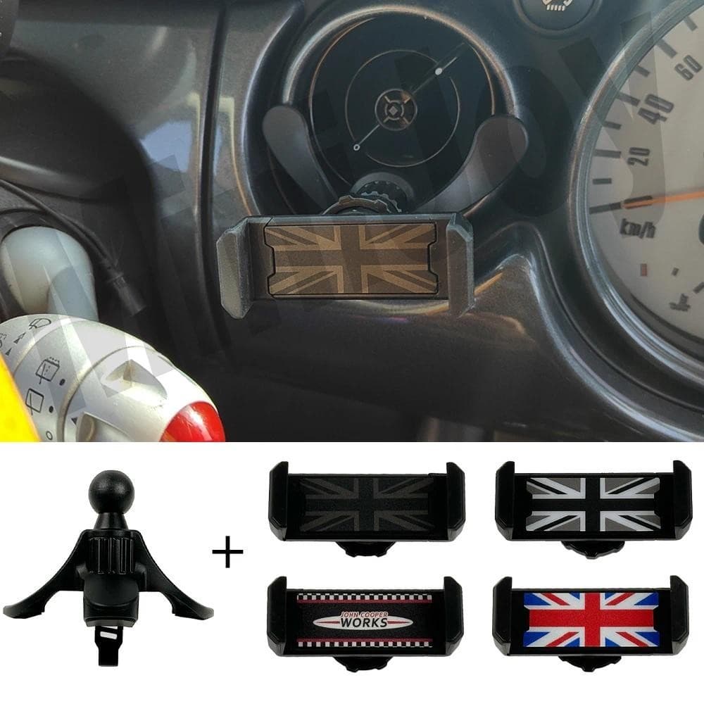Universal Para Mini One Cooper S R53 R50 R52 Suporte Do Telefone Carro Ventilação De Ar Montagem Acessórios Peças De Aut