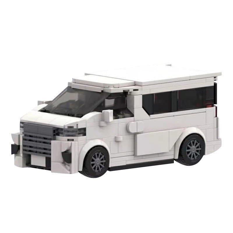 Blocos de montar MOC compatíveis com Lego, modelo de carro comercial Toyota Alphard MPV, brinquedo de montagem de carro 