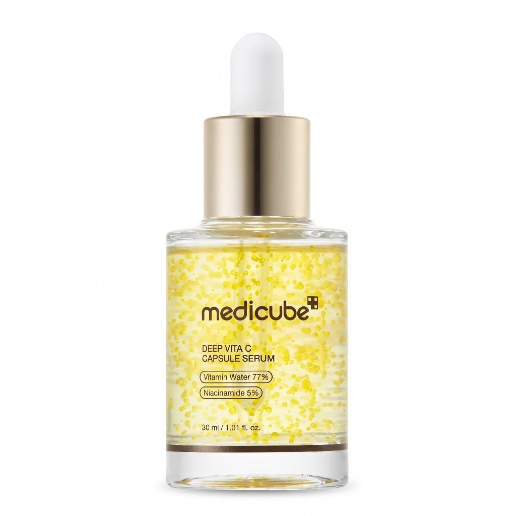 Sérum Facial Medicube Deep Vita C Capsule 30ml Vitamina C Niacinamida Luminosidade Pele Opaca