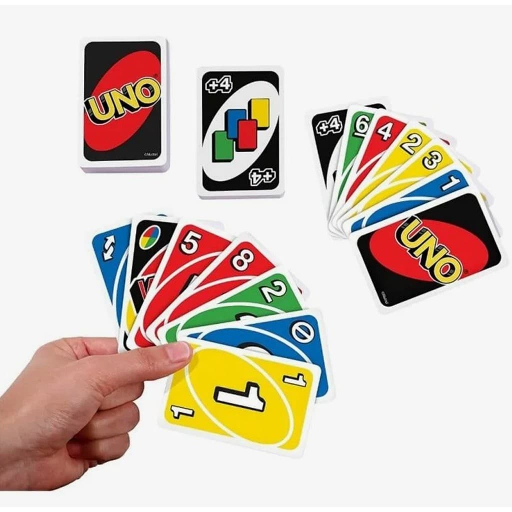 Jogo de Cartas UNO Baralho Divertido para Família e Amigos – Jogo de Lazer, Férias e Diversão