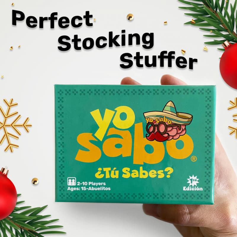 Jogo de cartas Yo Sabo Yo Sabo Jogo bilíngue para família