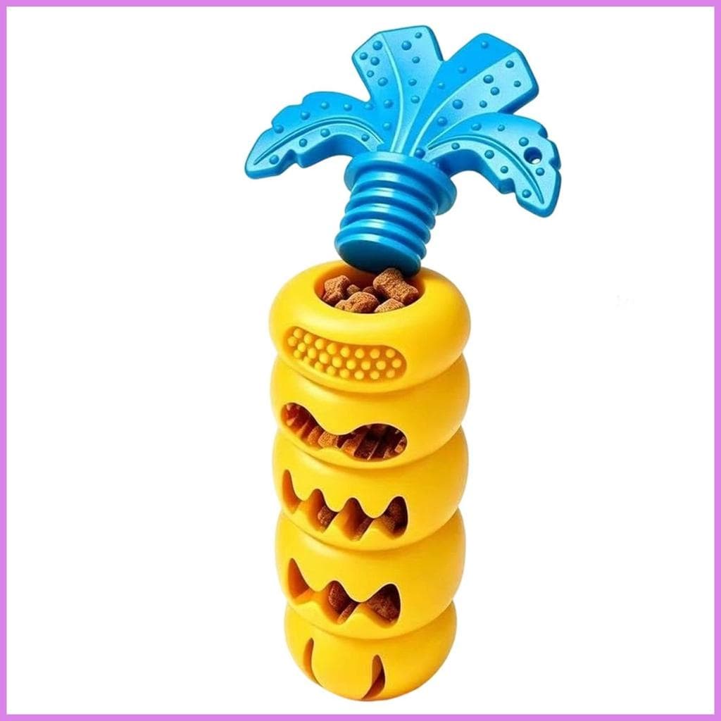 Cão Deleite Brinquedo Forma Cenoura Interativo Filhote De Cachorro Alimentador Lento Borracha Mastigar Brinquedos Para P