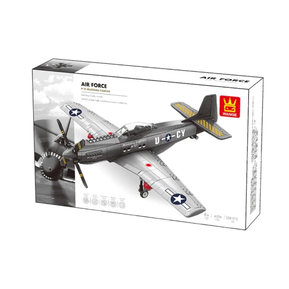 LEGO Avião de Combate P-51 Mustang – Blocos de Montar com 256 Peças 002216