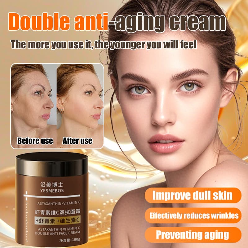 【Hidratante E Reparação】Creme Facial Antioxidante YH-3/Creme Anti-idade/Com Astaxantina E Vitamina C