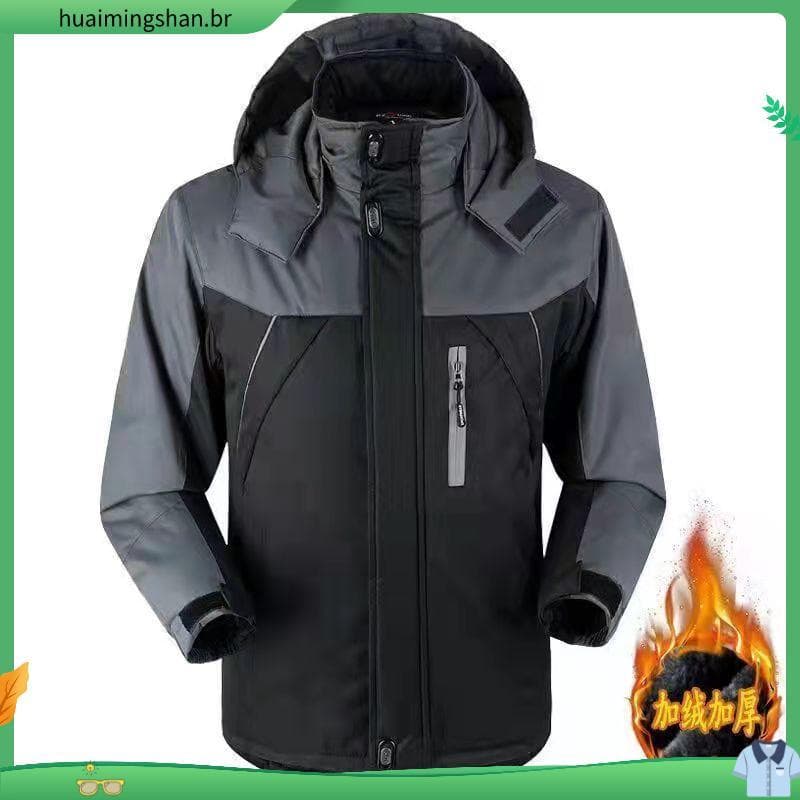 W jaqueta de inverno jaqueta de algodão masculina forro de lã engrossado jaqueta de algodão jaqueta de algodão Workwear 