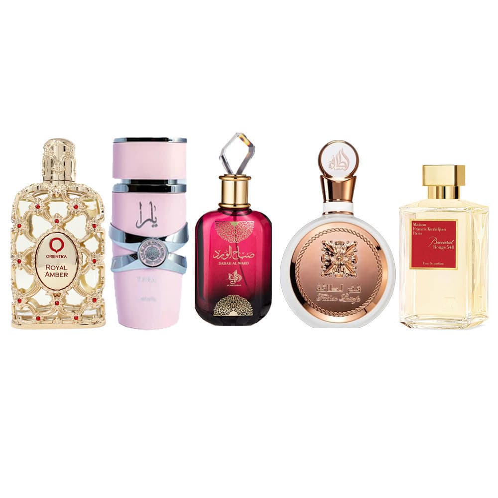 Perfumes Árabes Feminino Essência Concentrada Alta Fixação Refil Spray 60ml Importado Premium
