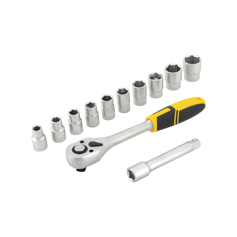 Jogo de Chave Catraca Encaixe 1/2" com Soquete 12 Peças - VONDER