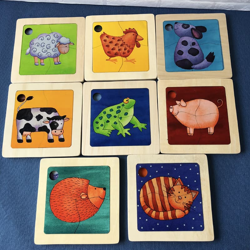 Montessori brinquedos educativos quebra-cabeça crianças viagem bebê educação precoce brinquedos educativos 1 ano de idad