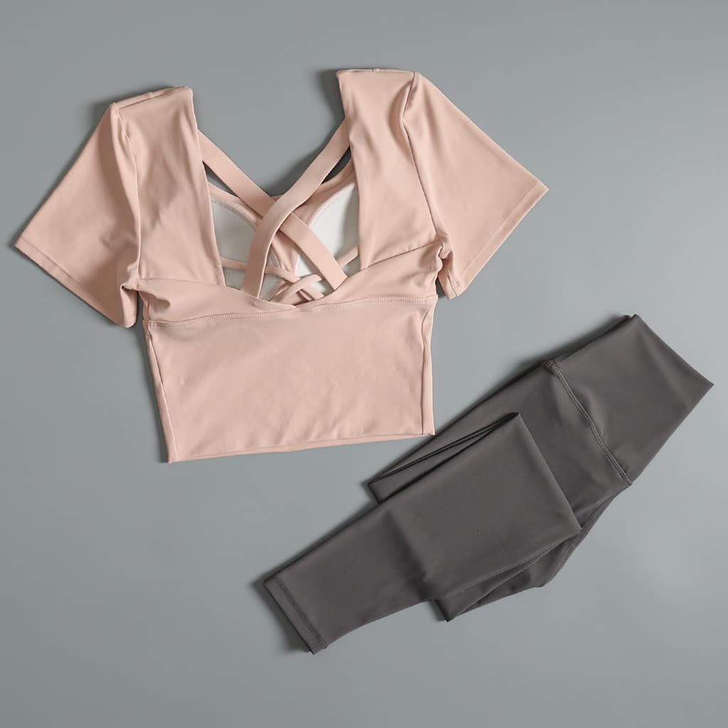 Yoga Wear terno feminino bonito High-End profissional Pilates roupas de treinamento Fitness roupas esportivas 2026 novo 