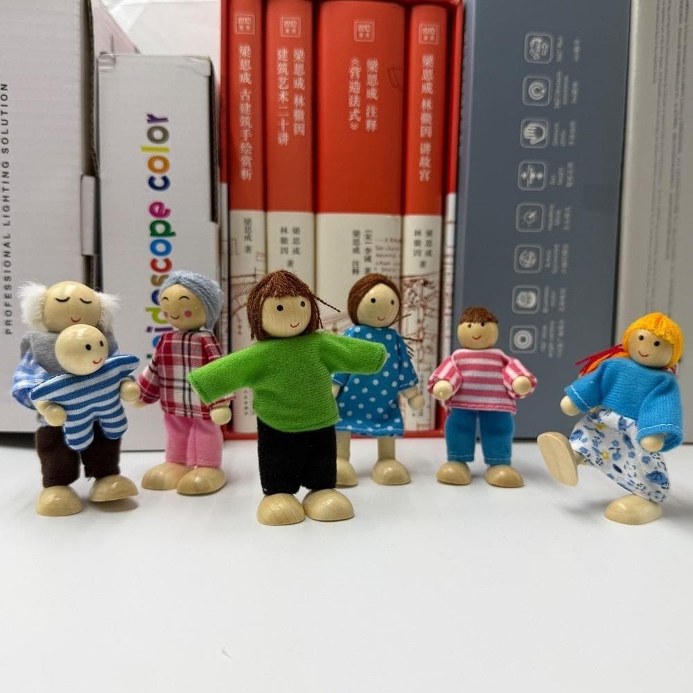 Bonecas Familiares , Personagens Vestimentados , Mini Figuras De Pessoas Articuladas Flexíveis , Brinquedos De Simulação