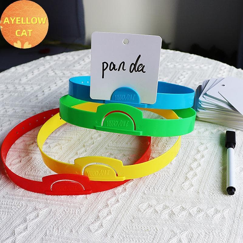 AYellowcat Qui Jogo De Perguntas Cosplay Adereços Sala De Aula Festa Em Família Jogos De Tabuleiro Brinquedos Educativos