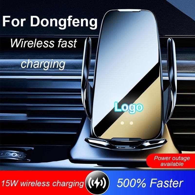 Para Dongfeng FORTHING JOYEAR FENGON Enorme Suporte De Sensor Infravermelho Carro Celular 15W Carregador Sem Fio Saída D