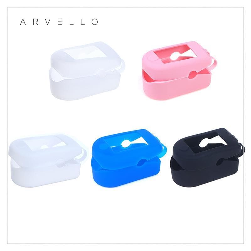 Arvello Bolsa De Armazenamento De Silicone , Clipe De Dedo , Oxímetro , Capa Protetora Médico , Suporte Protetor De Puls
