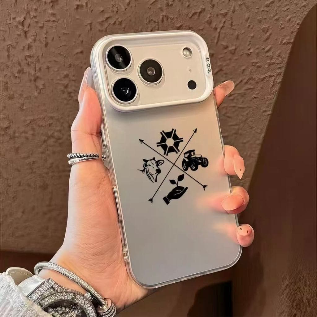 Anticolisão Capinha para iphone 17/16/15 Pro Max Normal Capa de celular personalizada em tom escuro fosco