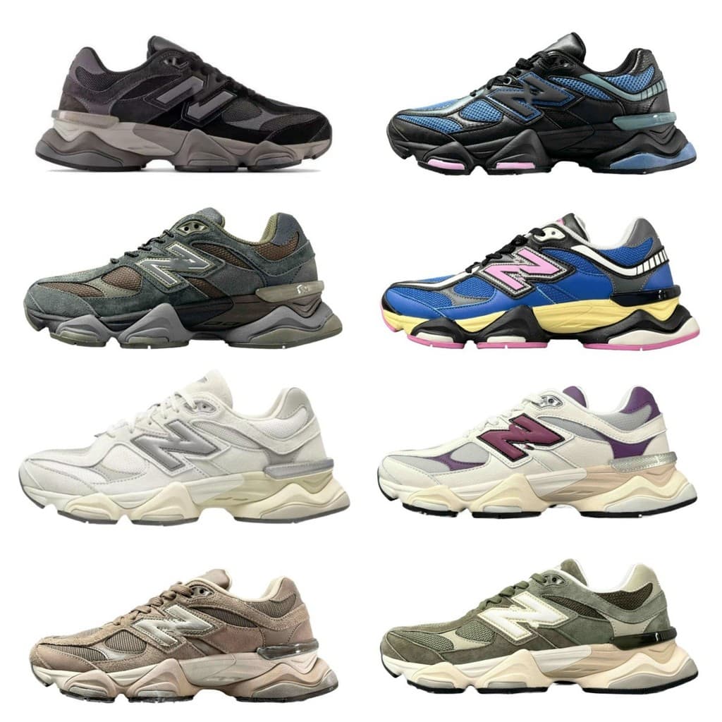 Tênis 9060 Little Elephant Hoof, Tênis de Corrida, Tênis Femininos Retrô, Tênis Masculinos Esportivos com Sola Grossa e 