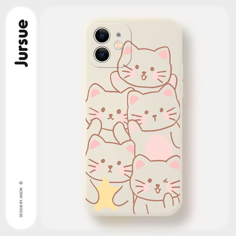 Capa para celular Fofa Fofinho Engraçado Capinha para iPhone 18 17 16 15 14 13 12 11 Pro Max X XS XR 7 8 Plus MZ5070836