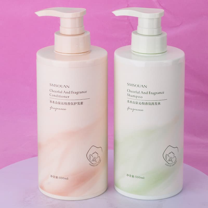 Shampoo de controle de óleo hidratante Anti-caspa chá fragrância shampoo masculino feminino shampoo doméstico condiciona