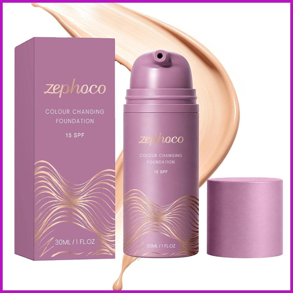 Base Líquida SPF 15 Corretivo De Beleza Que Muda De Cor 30ml De Maquiagem Para Mulheres Pele Madura vzhiybr
