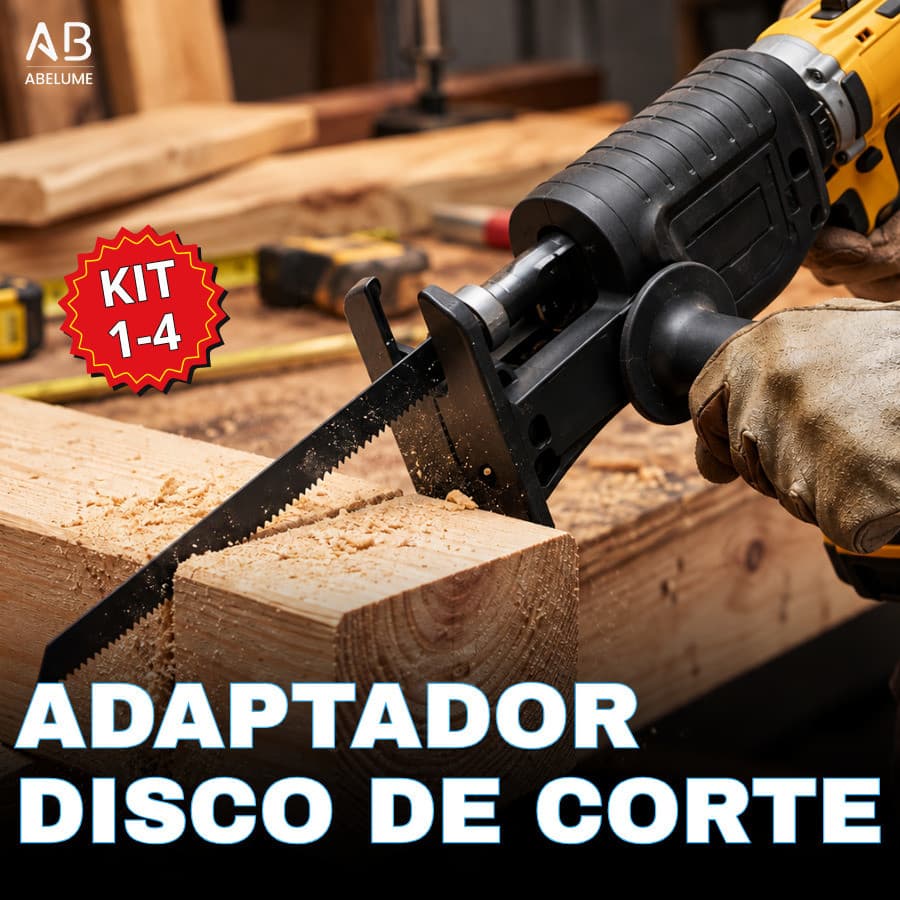 Adaptador Serra Multifuncional Tico-Tico para Furadeira e Parafusadeira