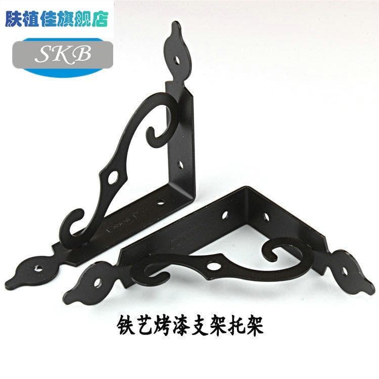 Suporte triangular de ferro reforçado, estante de parede, divisória de parede, suporte de carga, prateleira