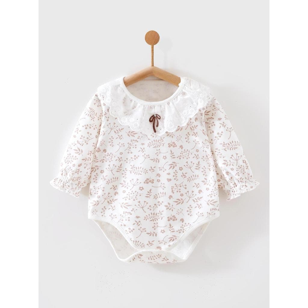 Primavera puro algodão bebê manga comprida nádegas macacão bebê menina roupas do bebê menina Hip onesie triângulo macacã