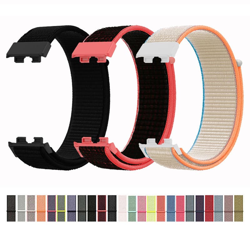Pulseira de Nylon para Smartband Huawei Band 10 / Huawei Band 9 / Huawei Band 8 NFC 1.47"