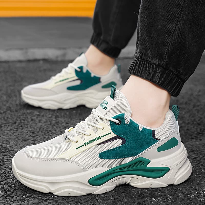 Novos sapatos esportivos masculinos originais tênis de corrida ao ar livre tênis faculdade versão coreana sapatos sociai