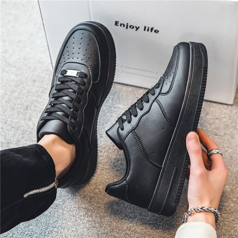 Tênis esportivos casuais masculinos brancos respiráveis 2026, tênis brancos puros para estudantes e adolescentes, novos 