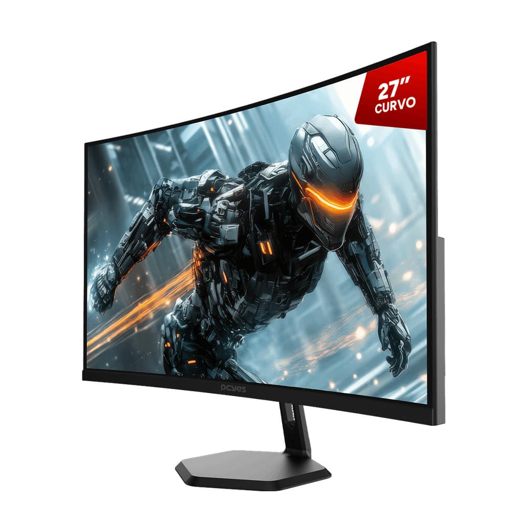 Monitor 27" 180Hz Curvo Gamer Escritório Office QHd 1Ms HDMI + DP Pcyes