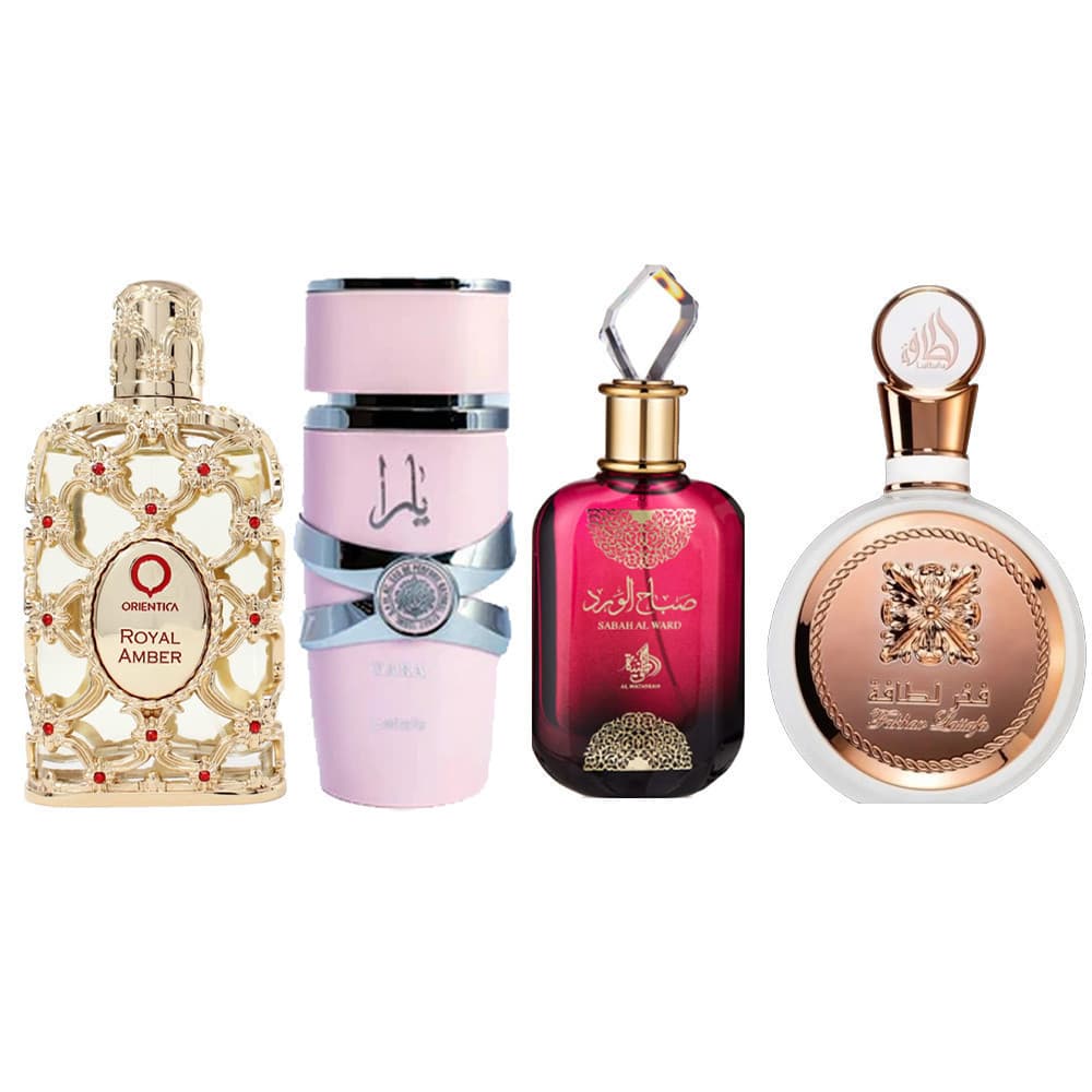 Perfume Árabe Feminino Importado Essência Concentrada Alta Fixação Aroma Doce Floral Marcante