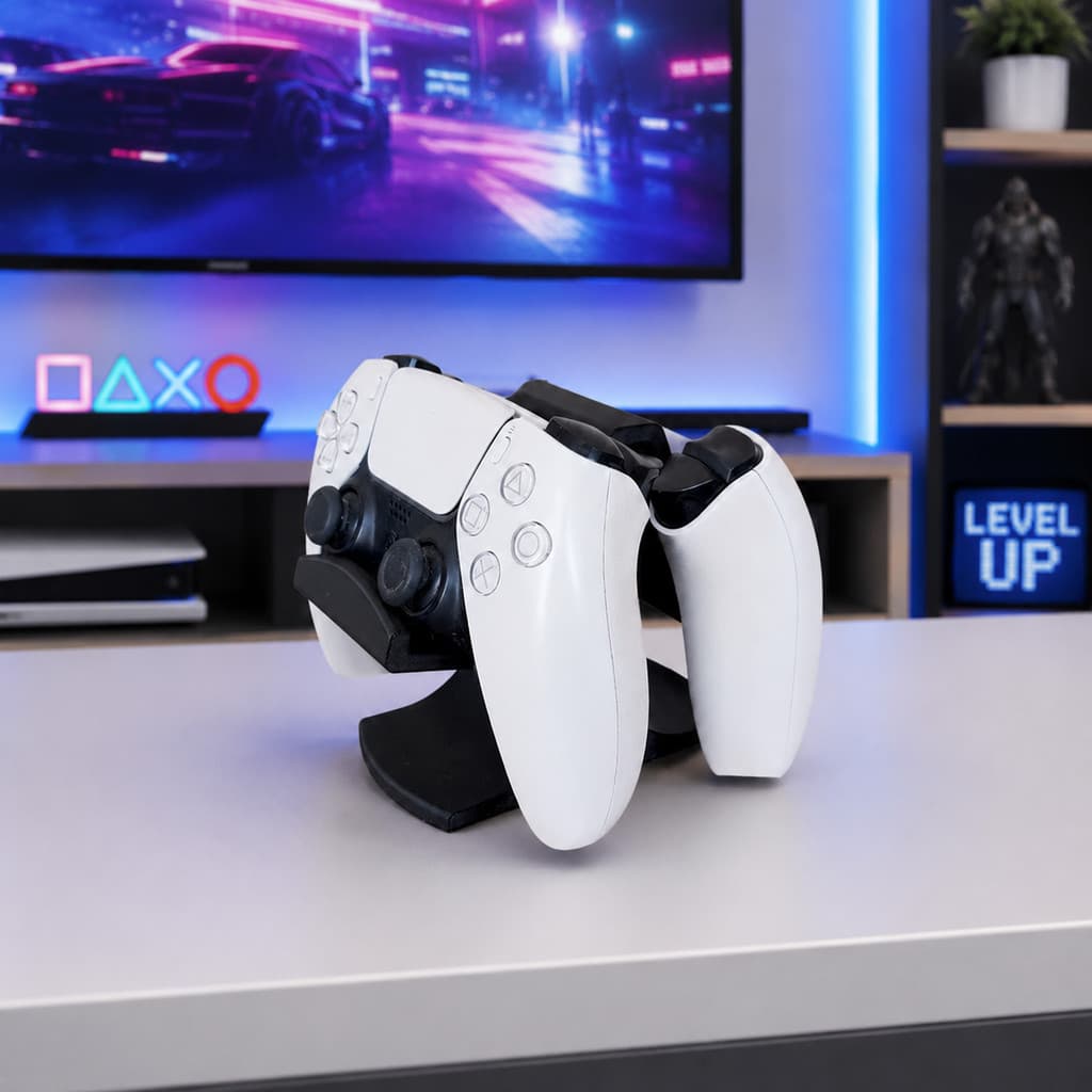 Suporte Duplo Para Controle de Videogame Universal Setup Gamer
