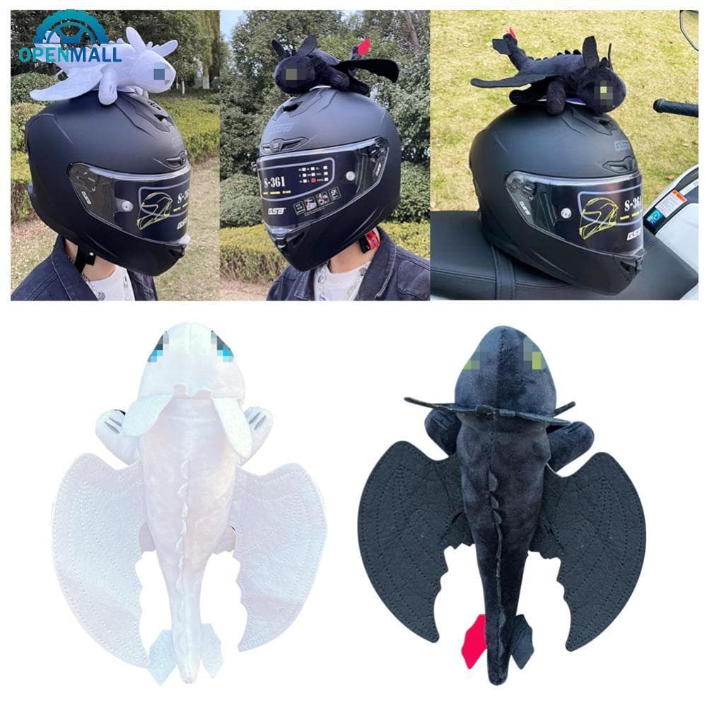 OPENMALL Decoração De Capacete De Motocicleta , Dragão Voador , Boneca De Pelúcia Para Moto , Bicicleta , Acessórios De 