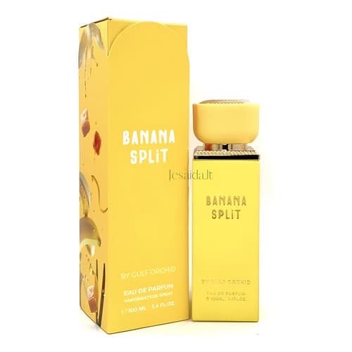 Perfume Banana Split Gulf Orchid 100ml EDP Perfume Árabe Original Importado Fragrância Floral Feminina