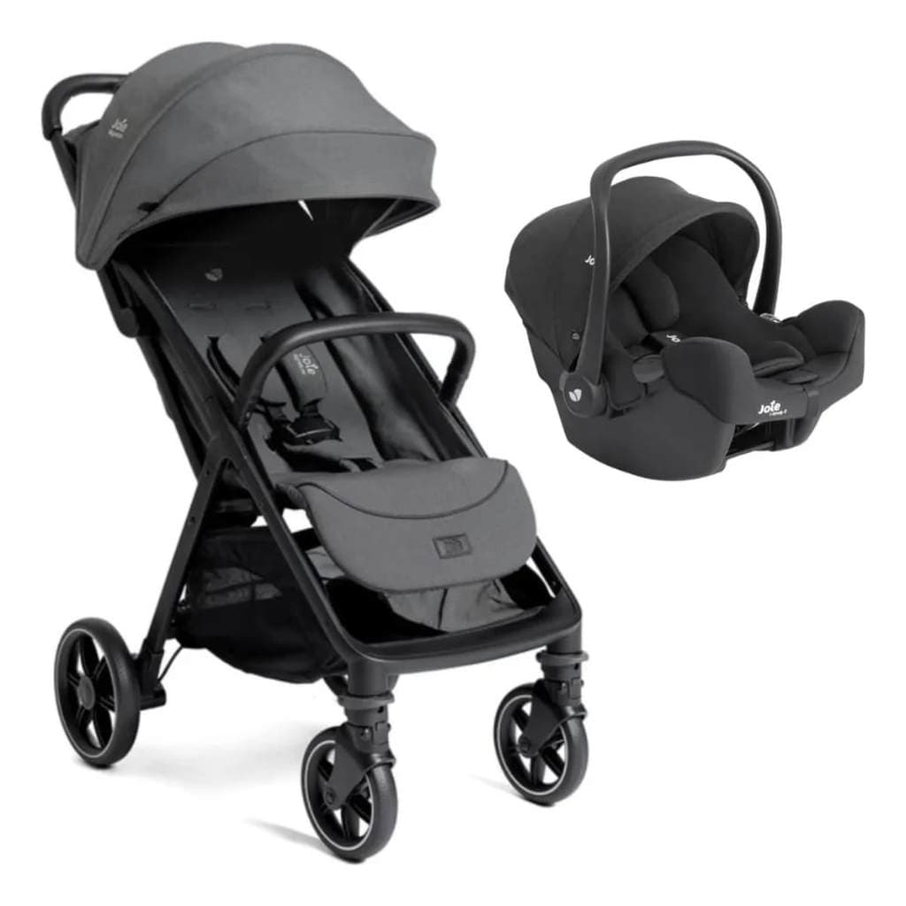 Carrinho de Bebê Parcel LX Ebony + Bebê Conforto I-Snug Raven – Joie PI