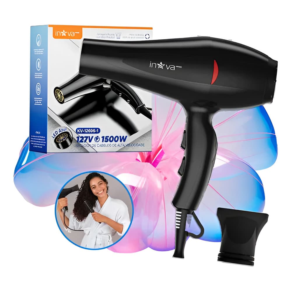 Secador De Cabelo Hair Dryer 127V e 220V 1500w Profissional