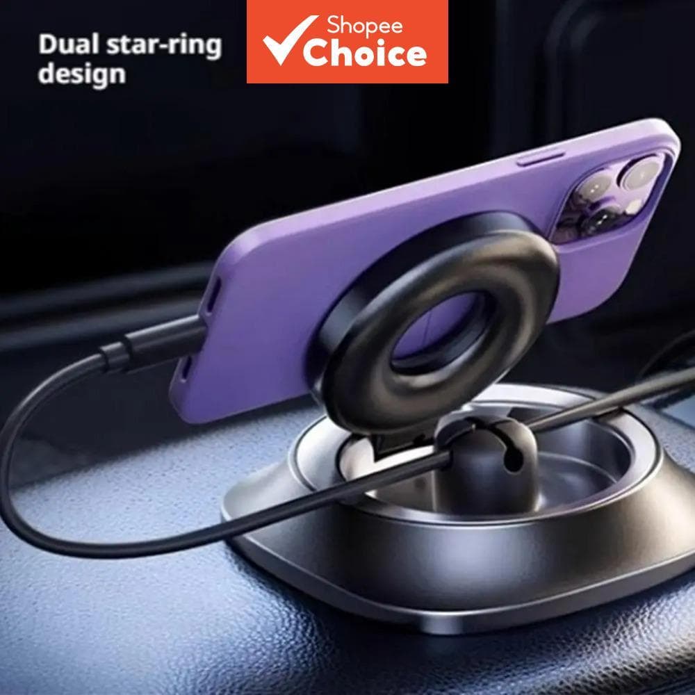 Suporte Universal Para Telefone Painel De Carro 360 ° Base De Sucção Giratória Antiderrapante Smartphones