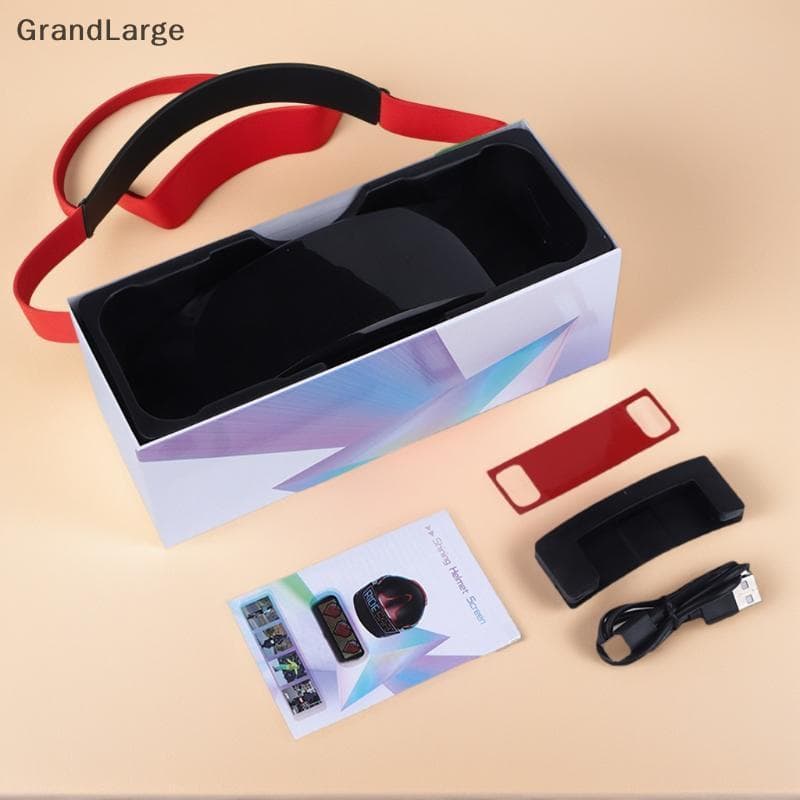[GrandLarge] Luz De Advertência Para Capacete De Motocicleta , Display Led Noturno , Traseira , Acessórios Moto DIY BR