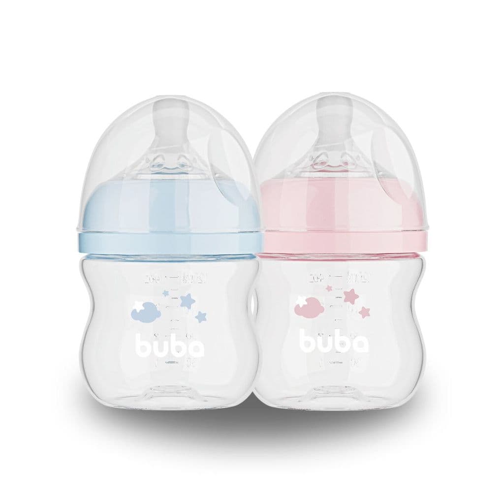 Mamadeira Easy Flow Nuvem Bebê 0 meses Free BPA Buba 120ml