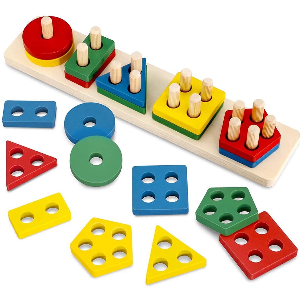 Bebê Brinquedo De Madeira Cedo Brinquedos Educativos Quebra-Cabeças Classificação Empilhamento Forma Aprendizagem Para C